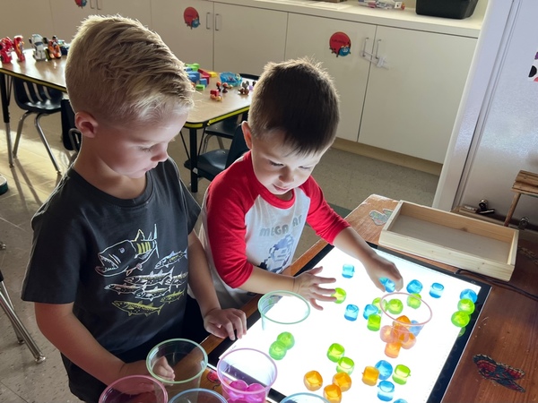 Children learning with technology